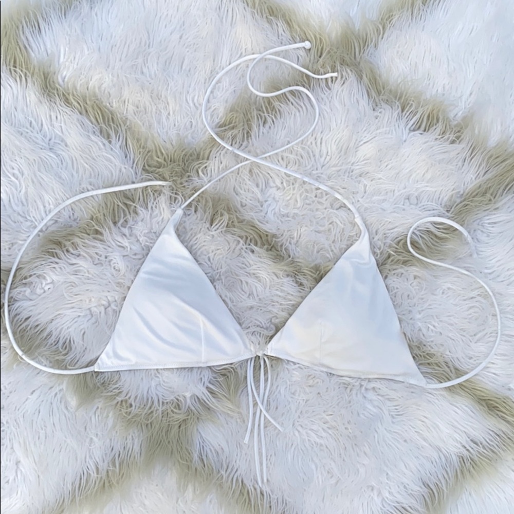 Victoria Secret White Bikini Top